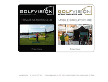 Tablet Screenshot of golfvision.ie