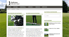 Desktop Screenshot of golfvision.de