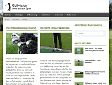 Tablet Screenshot of golfvision.de